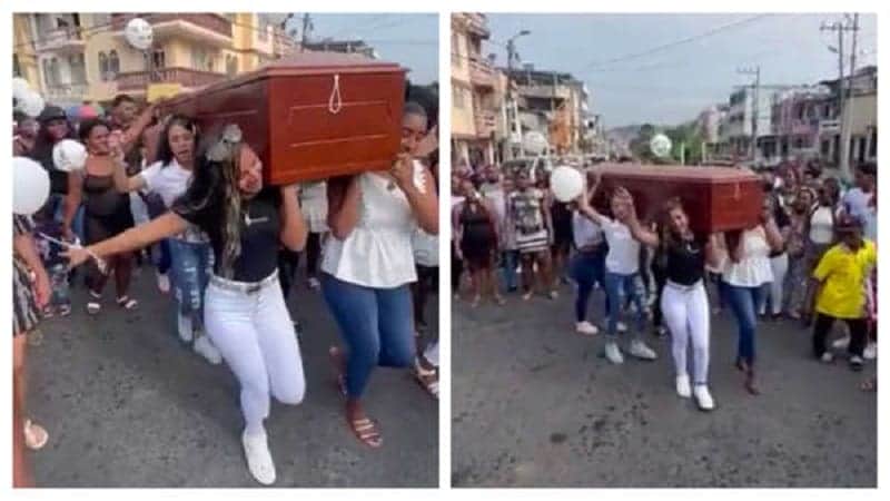 Video: Mujeres cumplen la última voluntad de su amiga, la despiden al ritmo del reggaetón