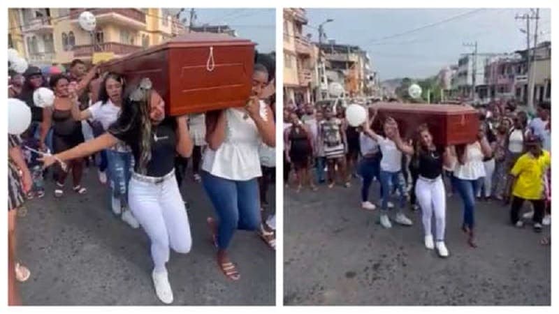 Video: Mujeres cumplen la última voluntad de su amiga, la despiden al ritmo del reggaetón