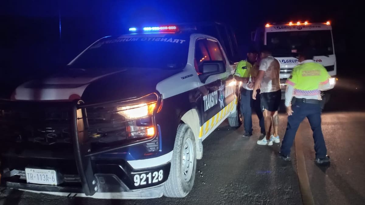 Ocurren dos accidentes vehiculares en la misma avenida de Tulum