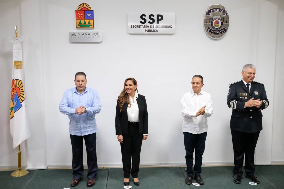 Realizan cambio de mando en Seguridad Pública de Quintana Roo
