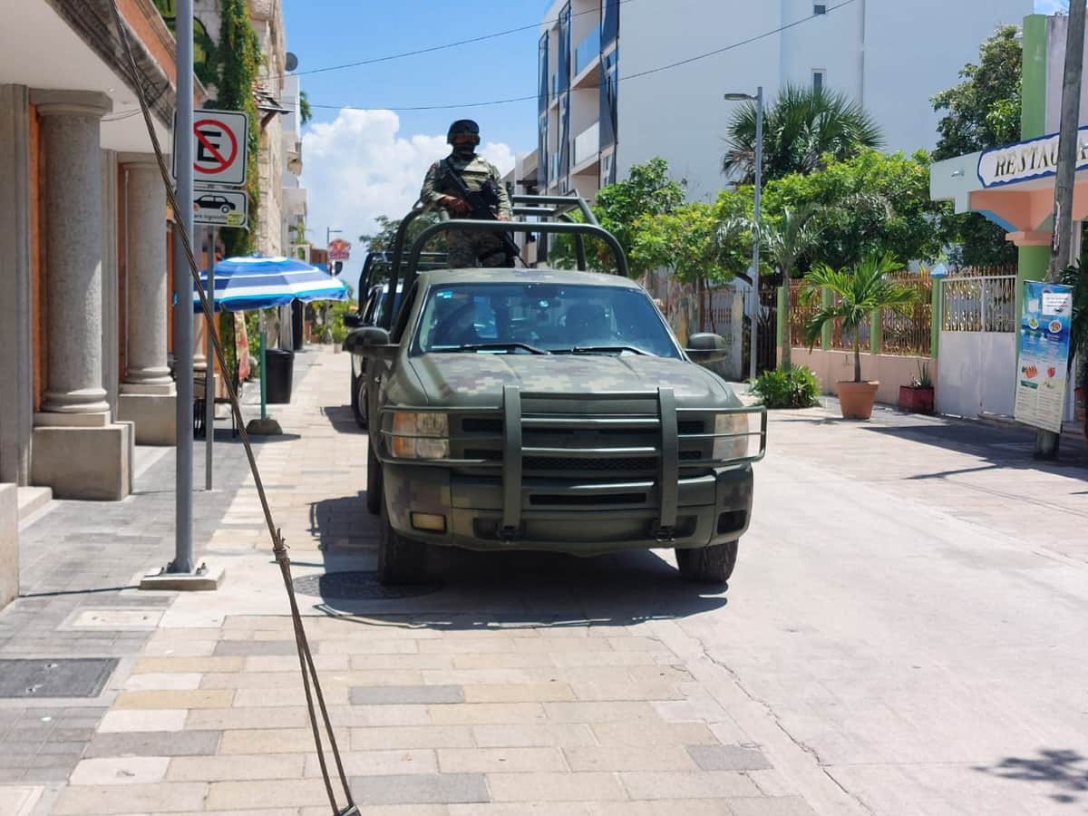 Reportan supuesto robo de nómina en el centro de Playa del Carmen