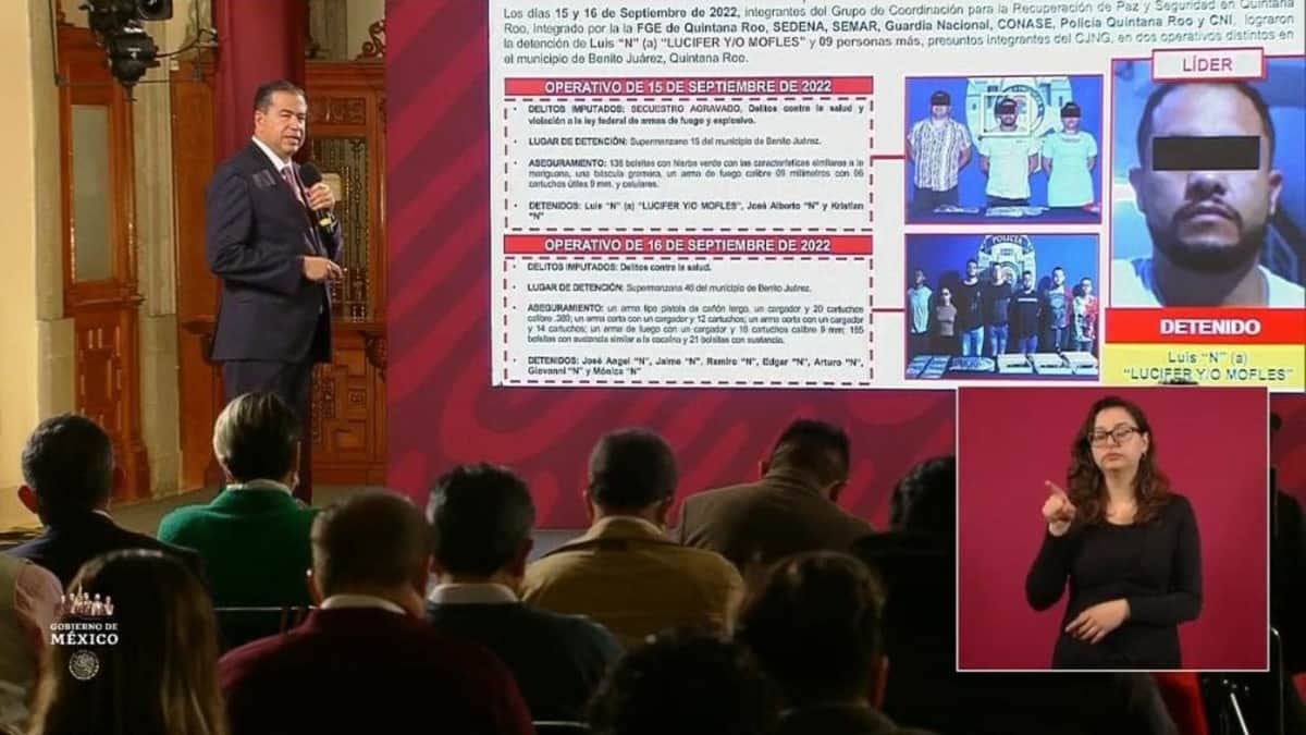 Reconocen logros de la Fiscalía de Quintana Roo durante la conferencia Mañanera del presidente Andrés Manuel López Obrador