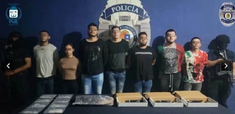 Anuncian captura en Cancún del 'Mofles', líder regional del CJNG, y de 9 sujetos más, incluido la cabecilla de sicarios