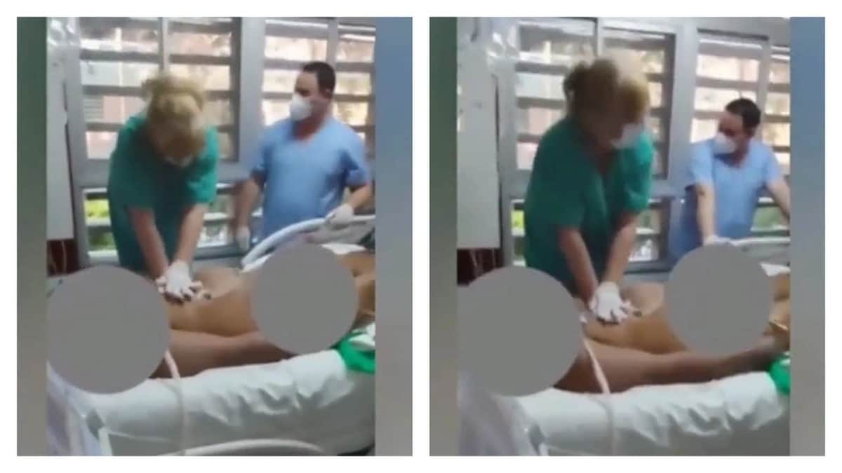 Video: Médicos indignan al burlarse de un paciente mientras intentan salvarlo