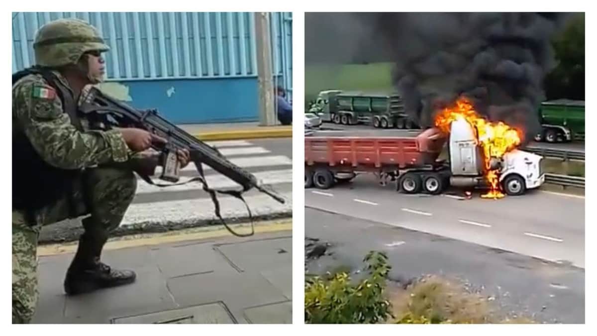 Video: Activan Código Rojo por intensas balaceras en el centro de Orizaba, Veracruz; incendian un tráiler