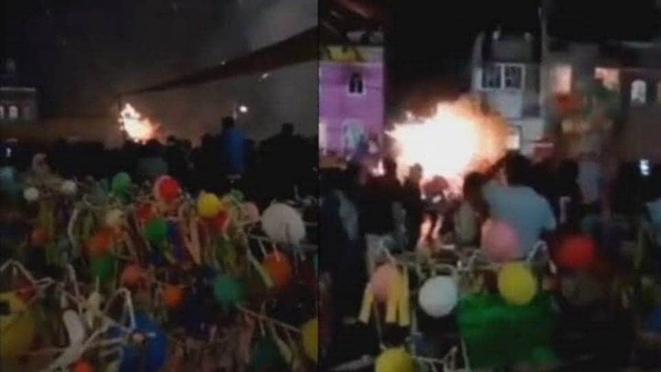 Video: Explosión en fiesta patronal deja 24 heridos y un fallecido en Edomex