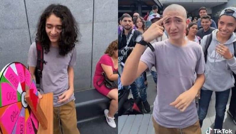 Video: Joven se deja rapar por dinero para ayudar a su mamá