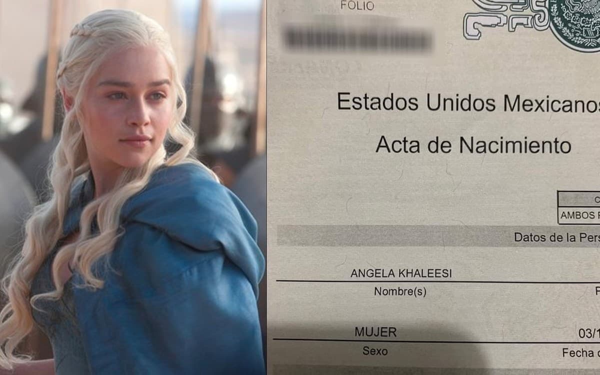 Registran en México a niña con el nombre de Ángela 'Khaleesi'