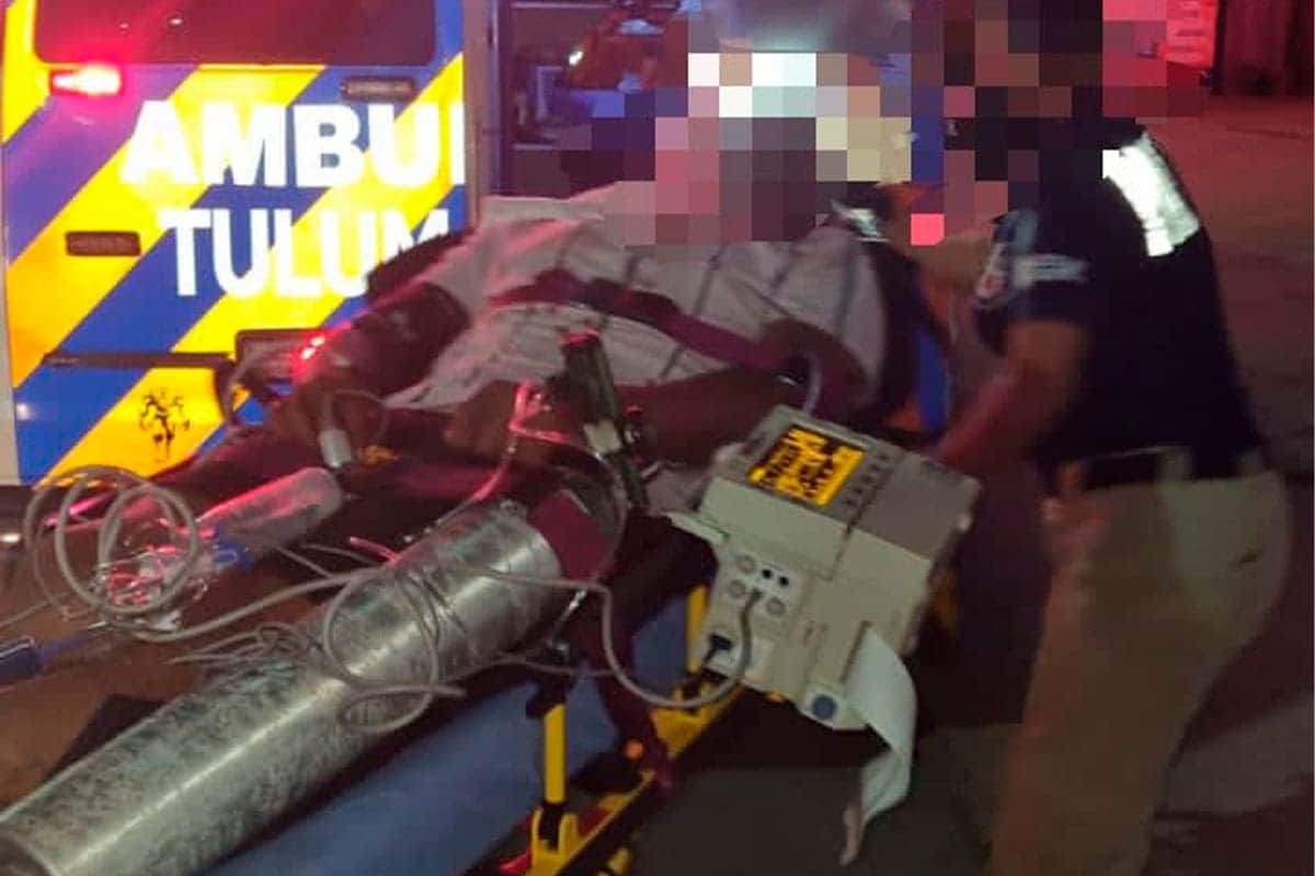 Continúa inseguridad en Tulum: balean a un hombre en la colonia Maya Pax