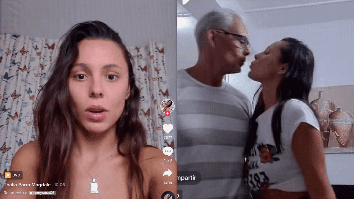 VIDEO: Joven Tiktokera cuenta que se baña con su papá y se hace viral