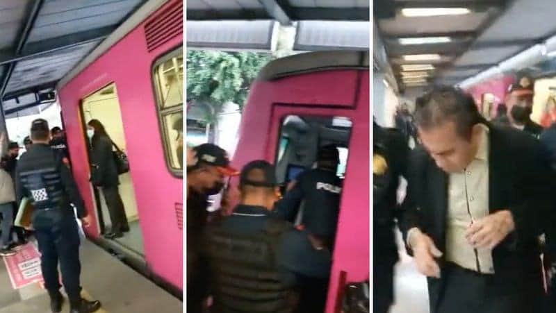 Video: Detienen a conductor del Metro CDMX por ir borracho