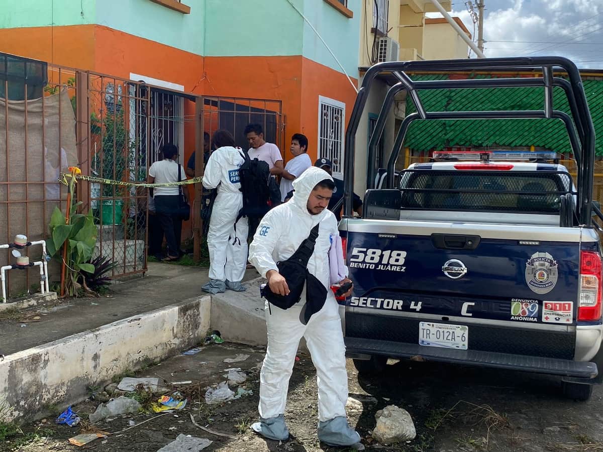 Asesinan a una persona a martillazos en Cancún