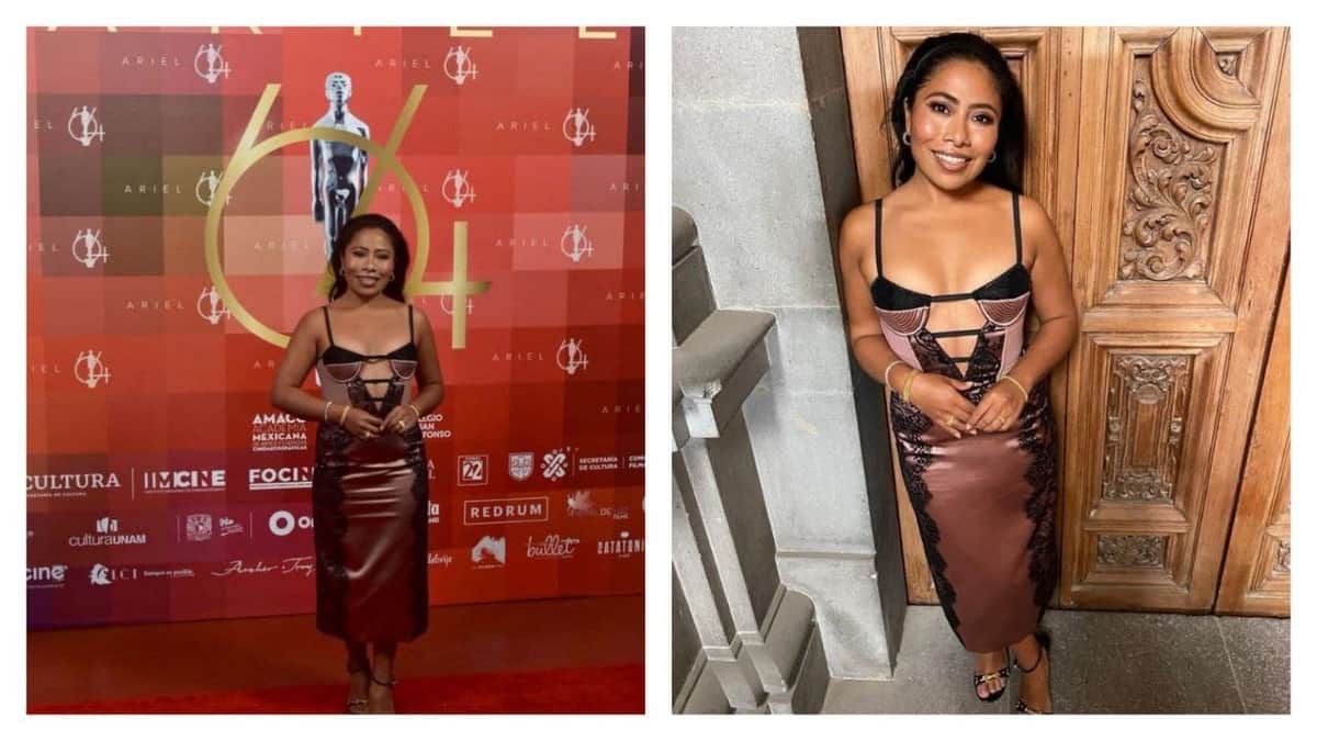 Yalitza Aparicio llevó el vestido Gucci más arriesgado de los Premios Ariel 2022