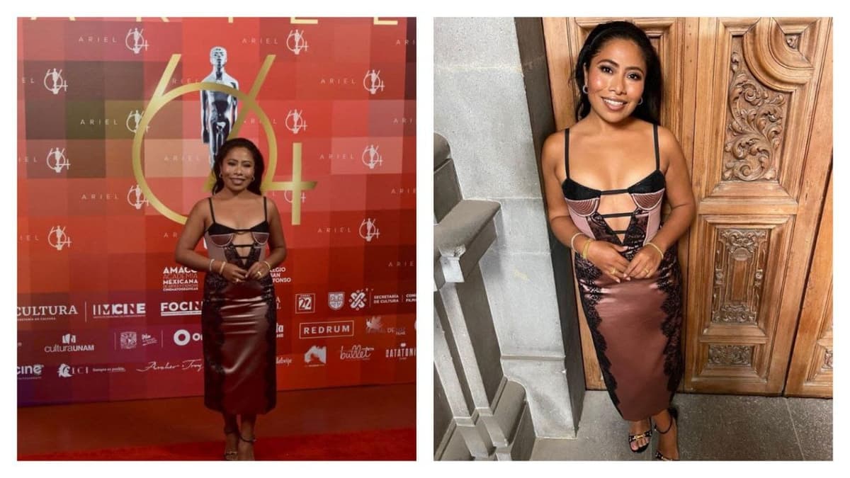 Yalitza Aparicio llevó el vestido Gucci más arriesgado de los Premios Ariel 2022
