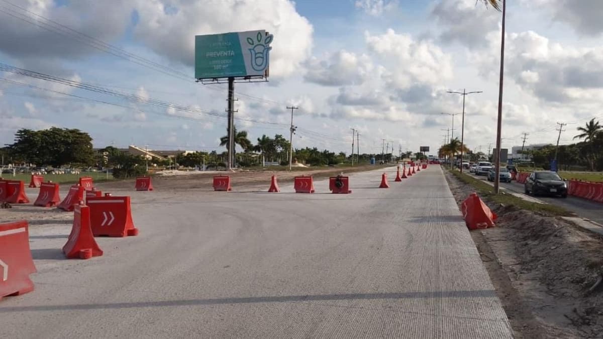 Iniciarán obras en tramo que va de Residencial Campestre a Bonfil en el bulevar Colosio de Cancún