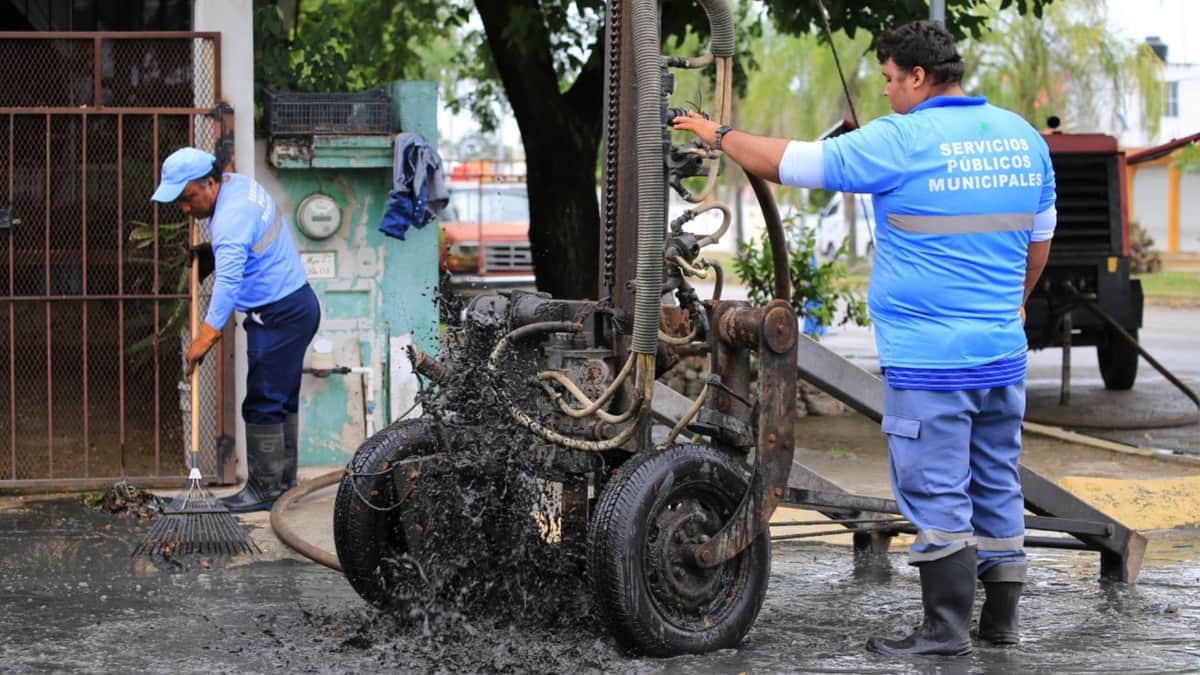 Refuerza gobierno limpieza de pozos y poda de árboles