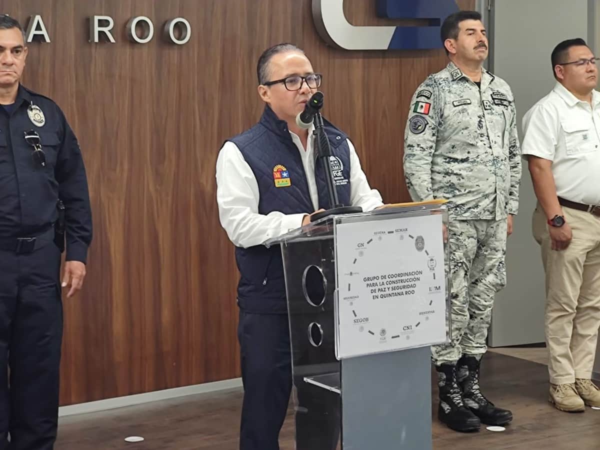 Anuncia FGE captura de presuntos responsables de ataques armados en Isla Blanca y la Región 221 de Cancún