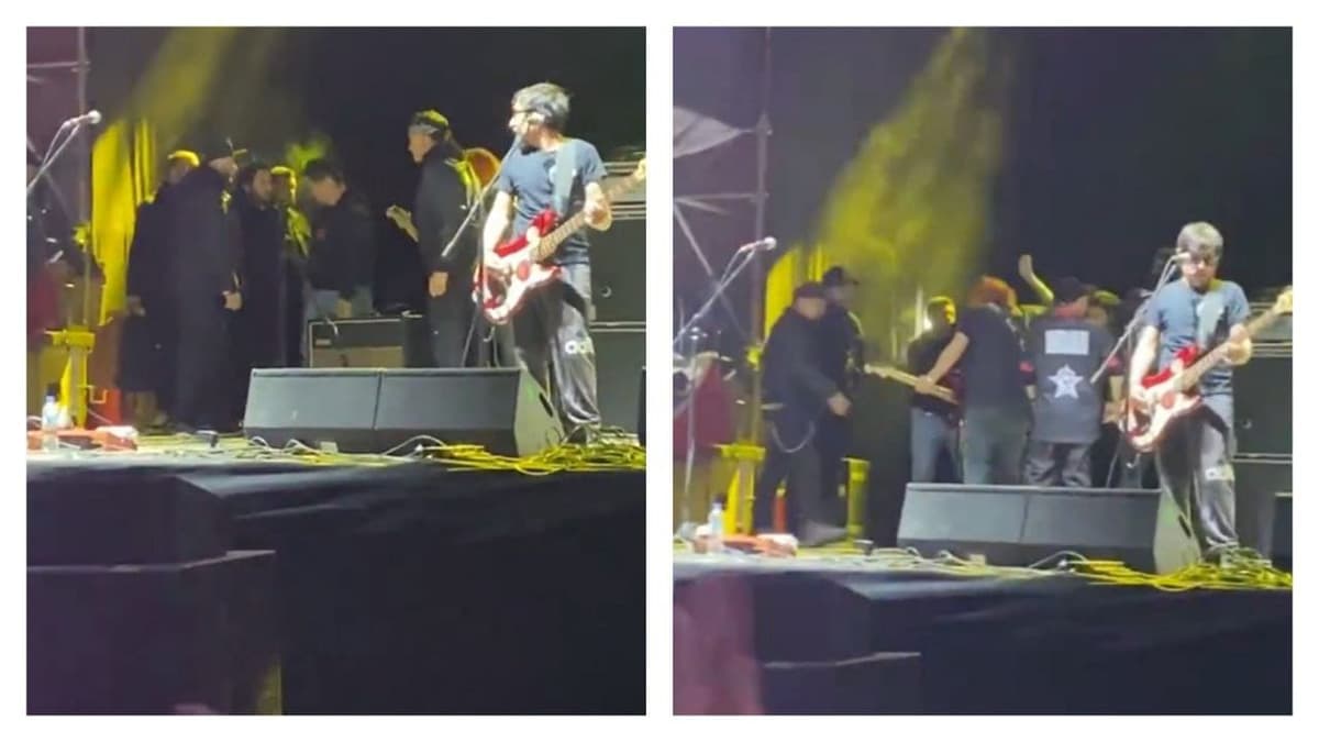 Videos: Molotov y Los Miserables se van a los golpes en pleno escenario