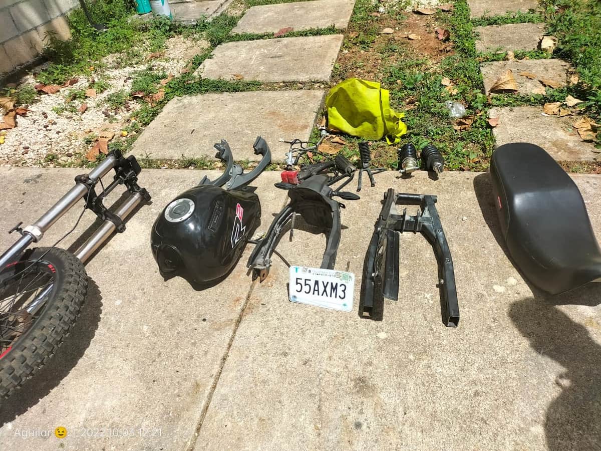 Catean domicilio en Playa del Carmen usado para venta de motos robadas