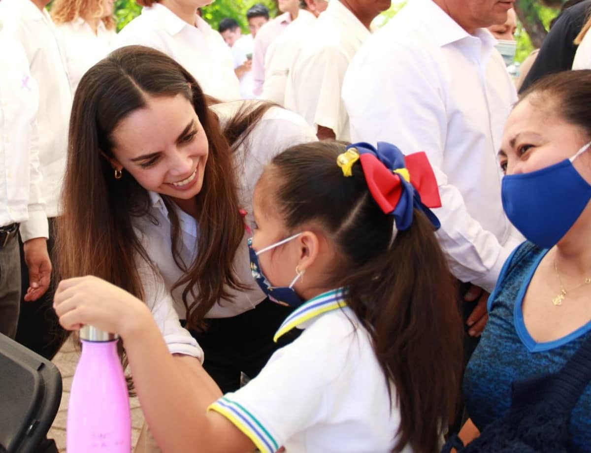 Respalda Ana Patricia Peralta prevención de salud para niños