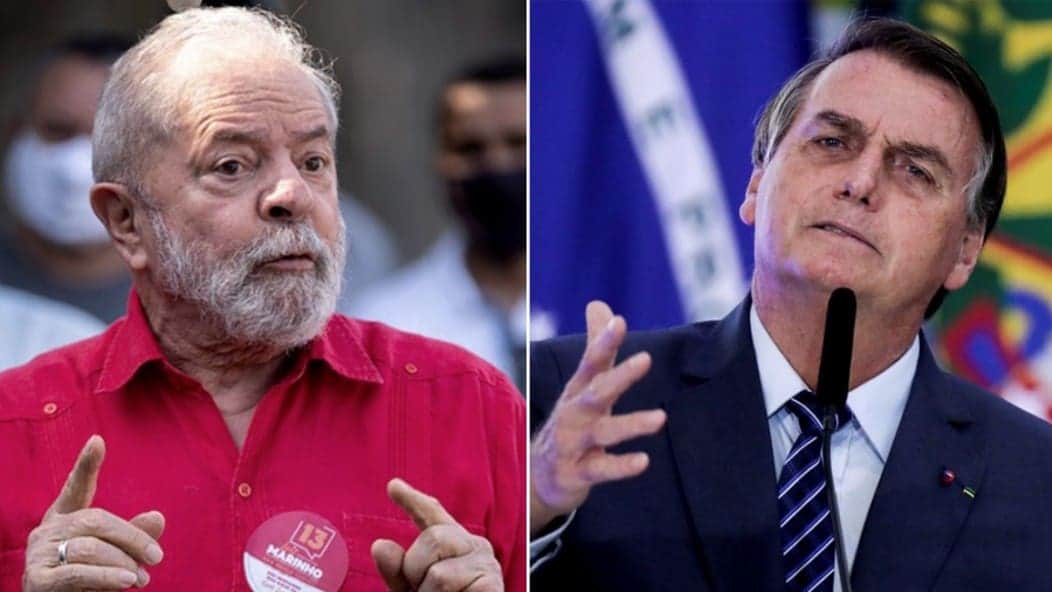 Lula y Bolsonaro van a segunda vuelta electoral en Brasil