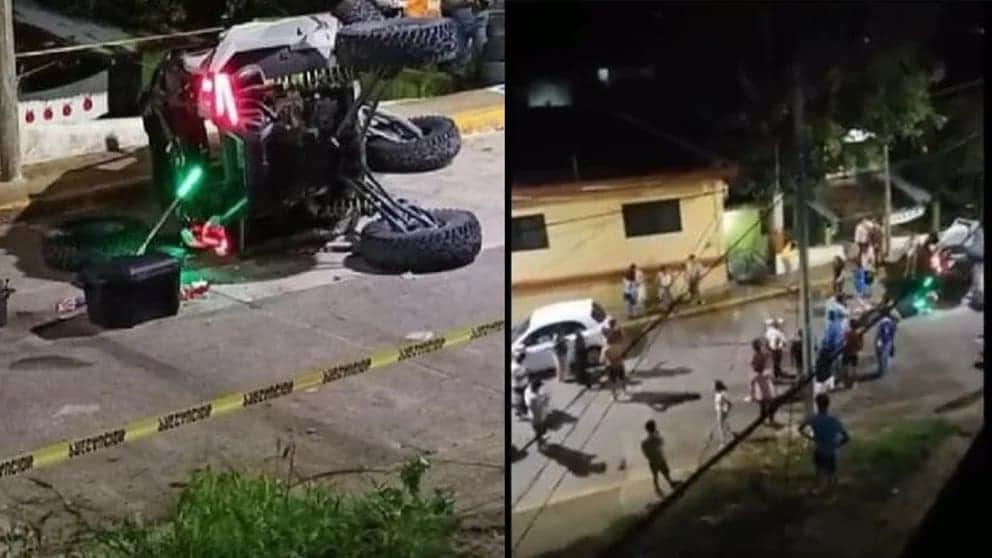 VIDEO: Joven de 16 muere al volcarse coche tipo razer que le acababan de dar por su cumpleaños