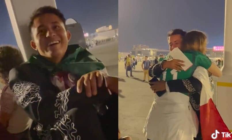 Video: Tiktoker regala boleto a aficionado mexicano en Qatar y se vuelve viral