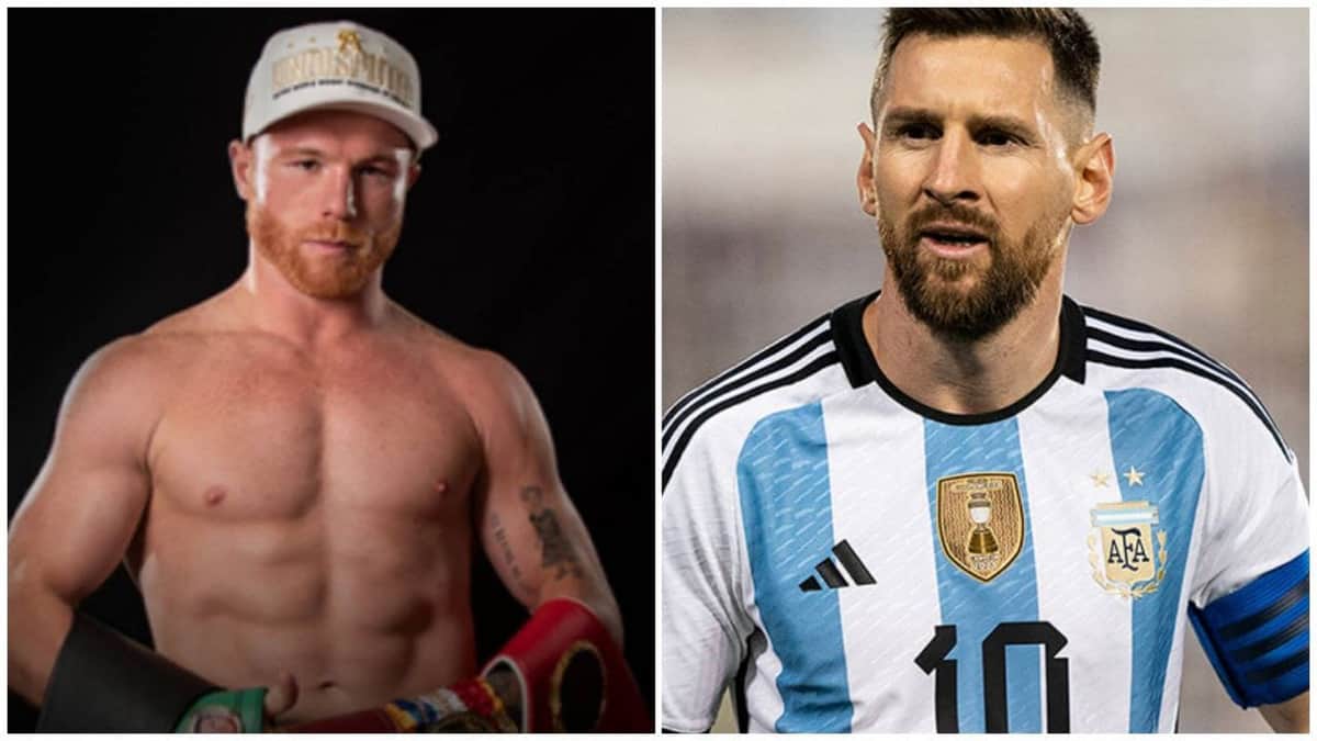 "Canelo" Álvarez amenaza con golpear a Messi por supuestamente pisotear la playera de México
