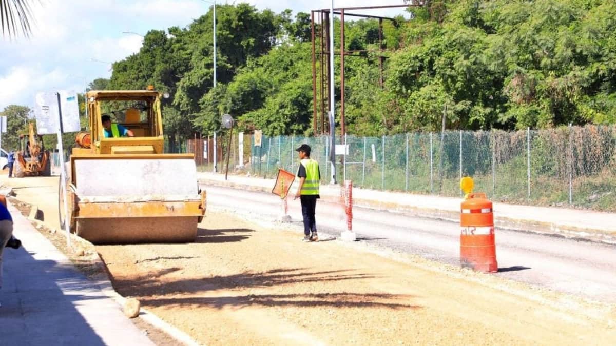 Fonatur habilitará los cuatro carriles de la carretera de Playa del Carmen para mediados de diciembre