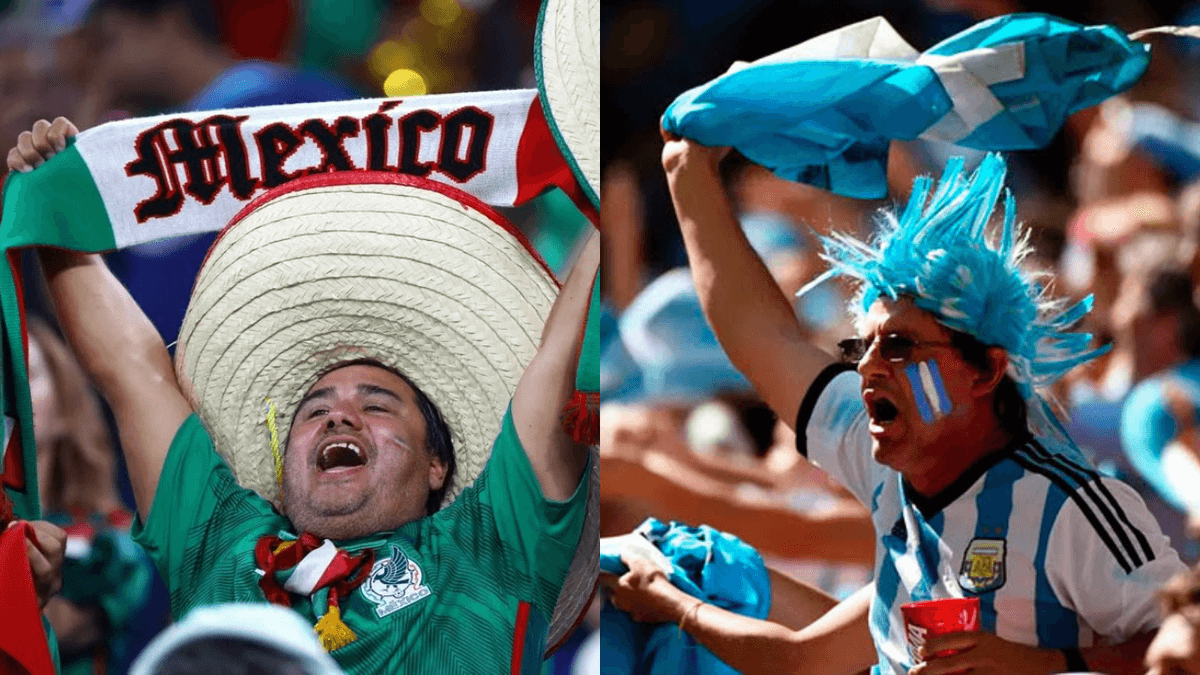 México vs Argentina: Estos son los insultos que se han dedicado ambas aficiones en Qatar 2022