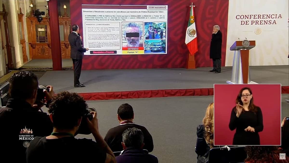 Destacan labor de la FGE Quintana Roo en la mañanera del Presidente Andrés Manuel López Obrador