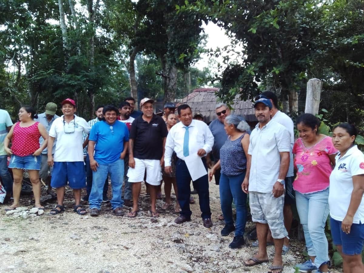 Pobladores de Uxuxubi obtendrán sus títulos de propiedad