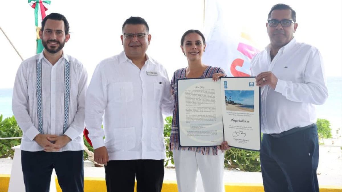 Cancún, líder nacional e internacional en Blue Flag: Ana Patricia Peralta