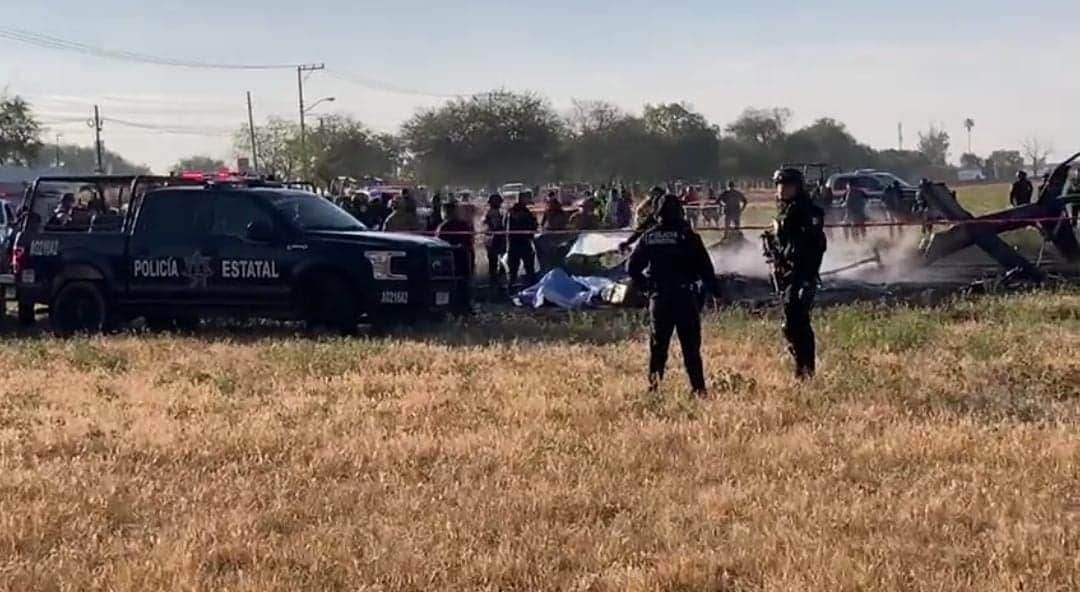 Video: Muere secretario de Seguridad de Aguascalientes tras desplome de helicóptero