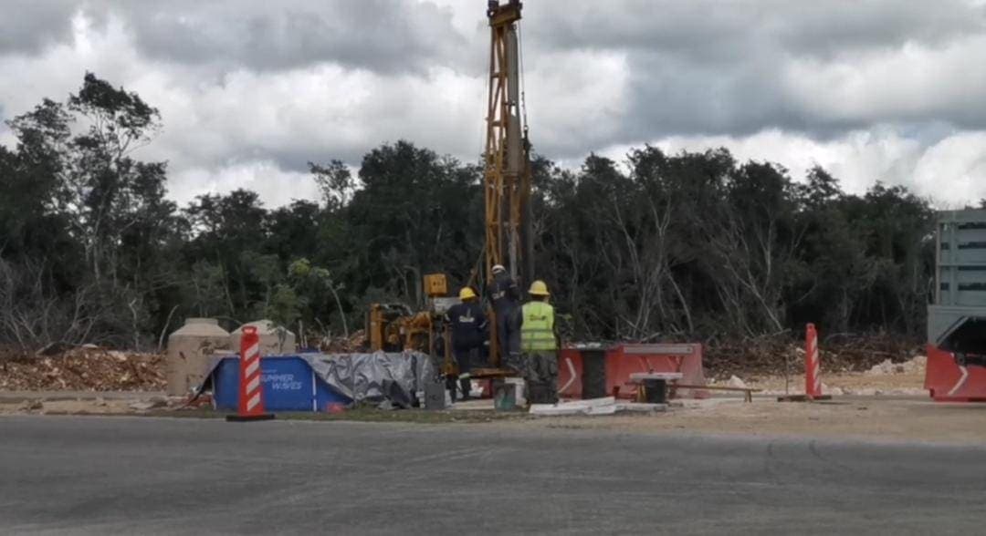 Inicia la construcción de puentes para el Tren Maya en Playa del Carmen