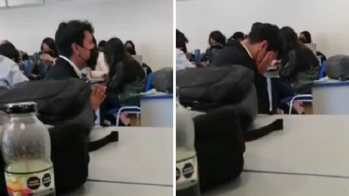 Video: Profesor obliga a estudiante a arrodillarse y rezar en Hidalgo