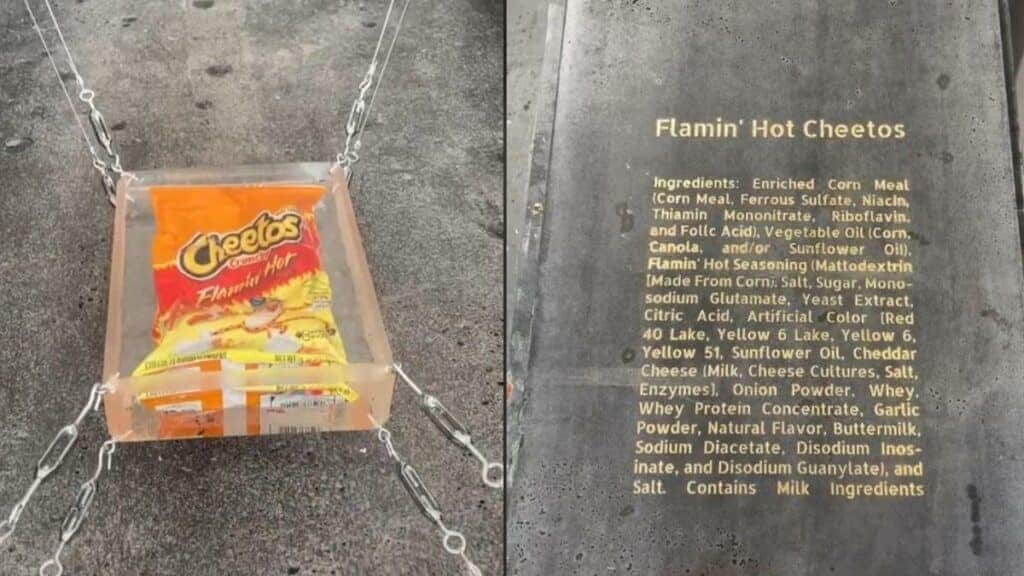 Video: Un joven construye un gigantesco sarcófago para preservar un famoso 'snack'