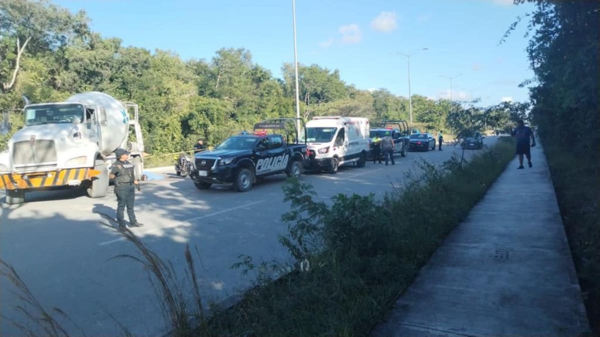 Muere integrante de la Guardia Nacional en accidente vial en Playa del Carmen