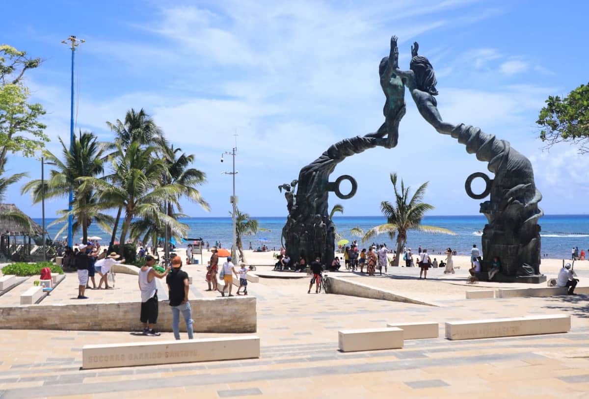 Saldo blanco durante puente vacacional en Solidaridad