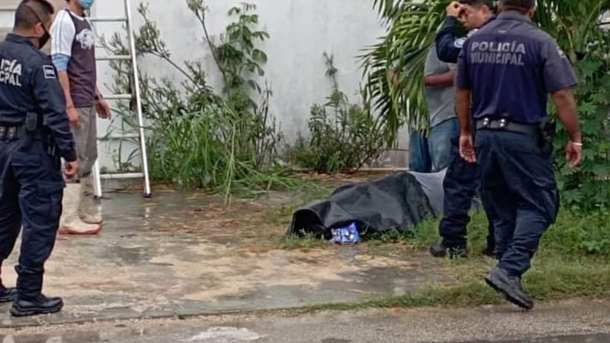 Trabajador de empresa de gas sufre descarga eléctrica en Chetumal