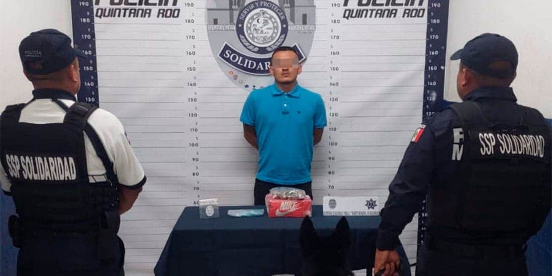 Detienen a dos hombres armados en distintos puntos de Playa del Carmen