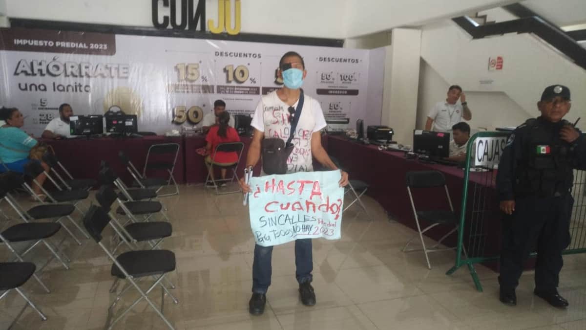 Persona con discapacidad denuncia que ajustes viales en Cancún han afectado a población vulnerable