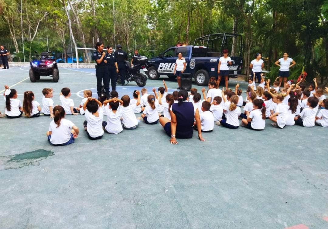 Fortalecen cultura cívica en niñas y niños de Solidaridad