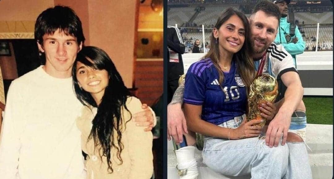 Messi y Antonela, una historia de amor; él la dejó besar la Copa, FIFA no quería