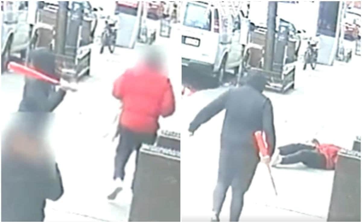 Video: Hombre golpea brutalmente a transeúnte con bate de béisbol en Nueva York