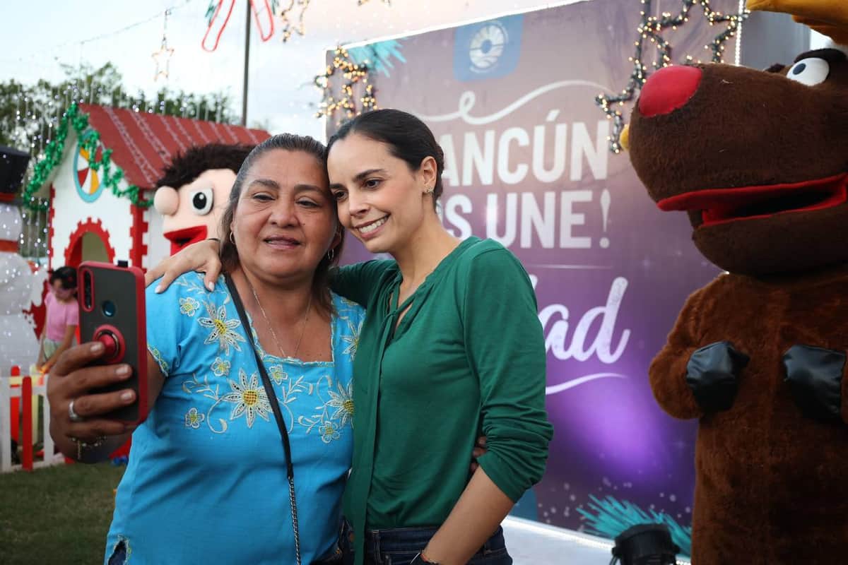 POSADAS NAVIDEÑAS LLEGAN A MILES DE CANCUNENSES: ANA PATRICIA PERALTA