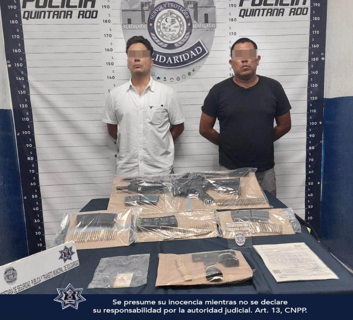 Iban armados con más de 100 mil pesos en Playa del Carmen; son detenidos