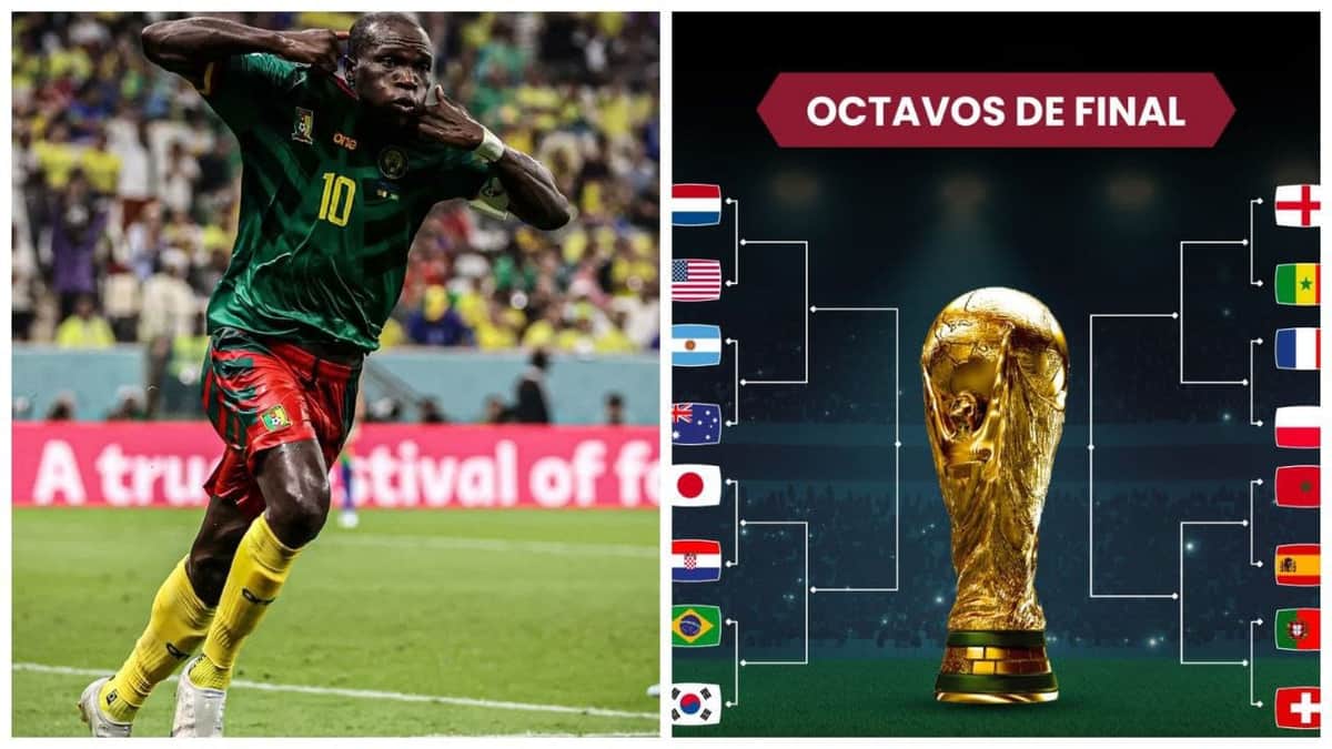 Camerún derrota 1-0 a Brasil, pero queda fuera de Qatar; así quedó el cuadro de octavos de final