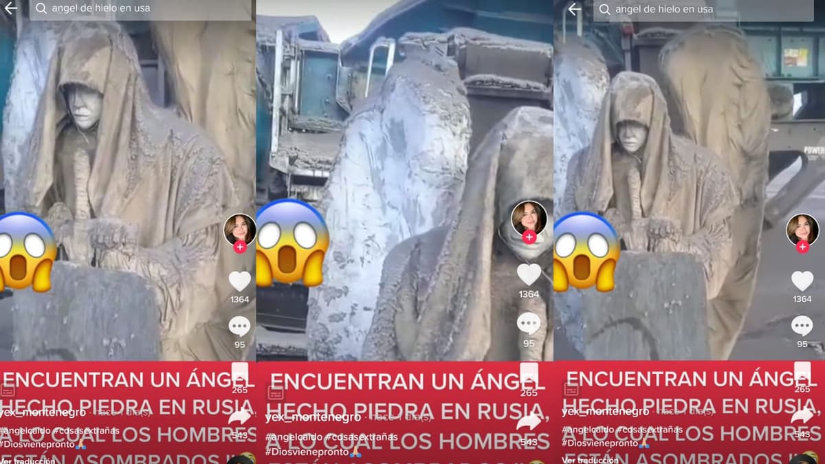 Encuentran Ángel de piedra en Rusia