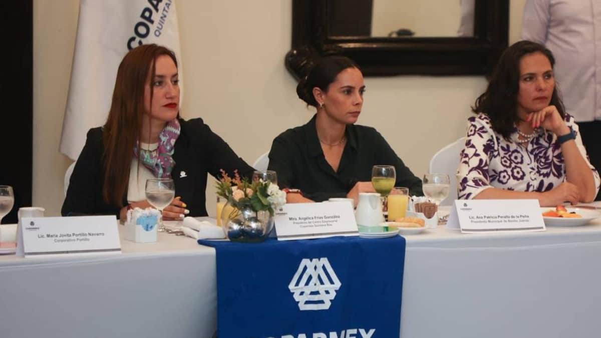 Reafirma Ana Patricia Peralta diálogo y apertura con cámaras empresariales de Cancún